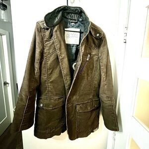 G-Star Brown Field Jacket with Hood